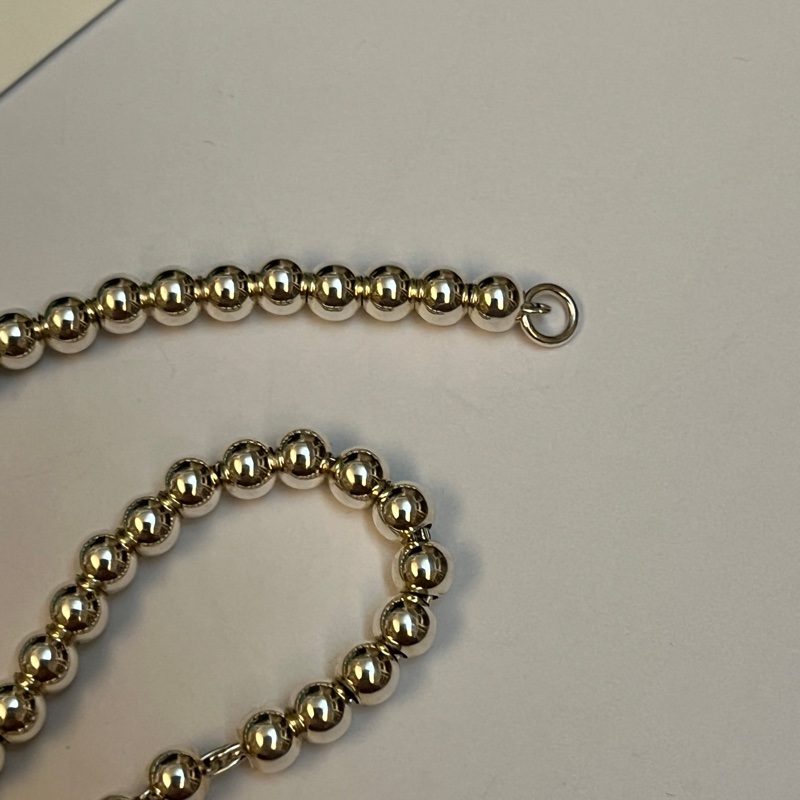 Tiffany & co Return to Tiffany 愛心圓珠手鍊-7