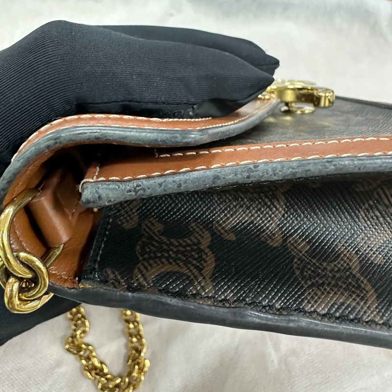 CELINE 經典凱旋門老花鏈帶包 WOC-14