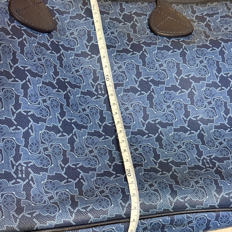 Celine 馬車老花滿版 never full小托特 防刮防潑水材質 可輕鬆上肩 自重蠻輕 平板 A4可放入-11