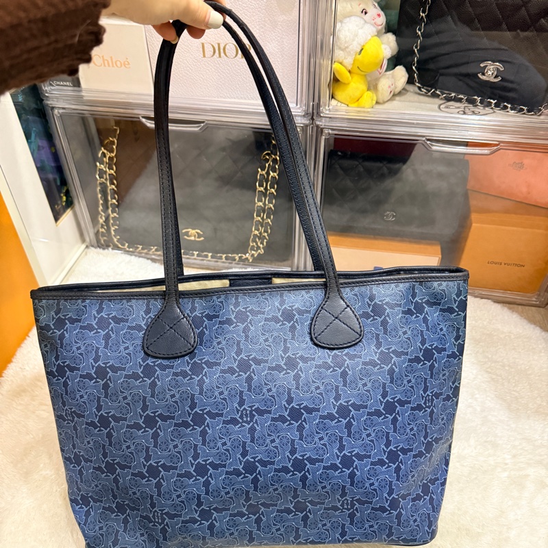 Celine 馬車老花滿版 never full小托特 防刮防潑水材質 可輕鬆上肩 自重蠻輕 平板 A4可放入-44