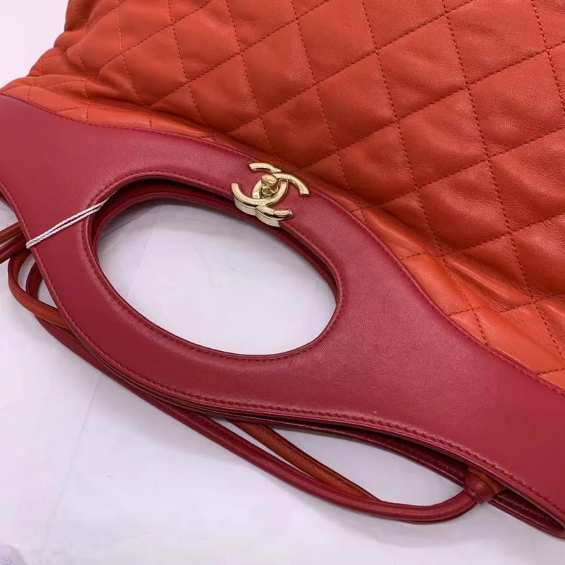 98新chanel香奈兒31bag 大號，38釐米，手提單肩都可以 對折還可以當手包-4
