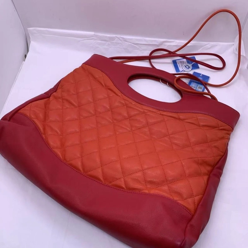 98新chanel香奈兒31bag 大號，38釐米，手提單肩都可以 對折還可以當手包-10