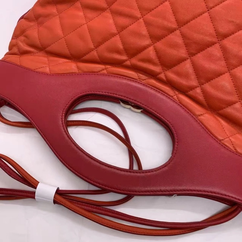 98新chanel香奈兒31bag 大號，38釐米，手提單肩都可以 對折還可以當手包-14