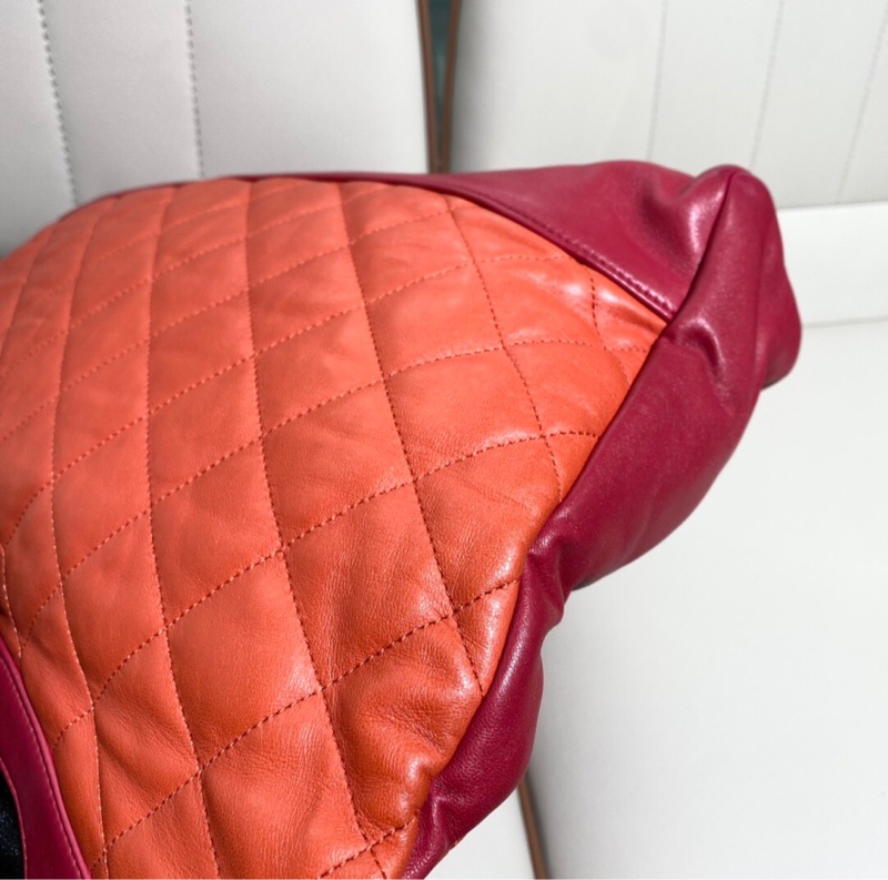 98新chanel香奈兒31bag 大號，38釐米，手提單肩都可以 對折還可以當手包-17