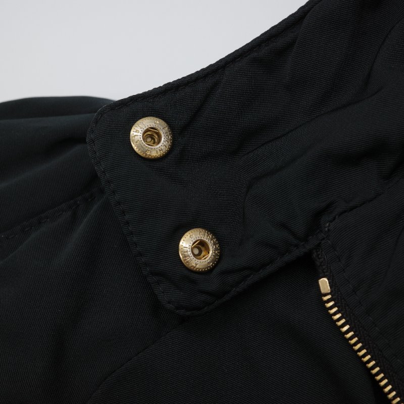 Moncler盟可睞 收腰外套 金色拉鍊 黑色 尼龍 金色拉鍊 羽絨服-7
