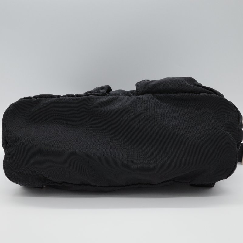 Prada 普拉達 Re-Nylon 黑色 尼龍 雙肩包 後背包-5