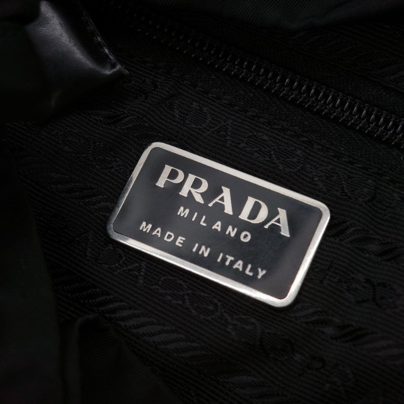 Prada 普拉達 Re-Nylon 黑色 尼龍 雙肩包 後背包-9