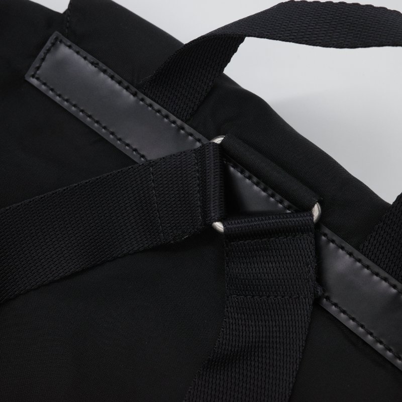 Prada 普拉達 Re-Nylon 黑色 尼龍 雙肩包 後背包-12