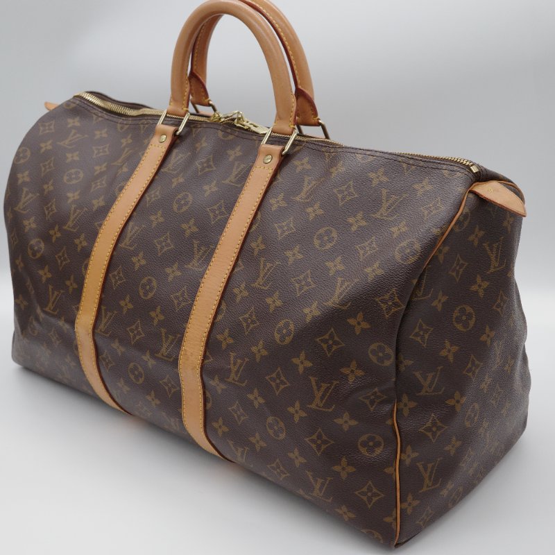 Louis Vuitton 路易威登 Speedy 45 經典花紋 旅行包 手提包 水桶包-1