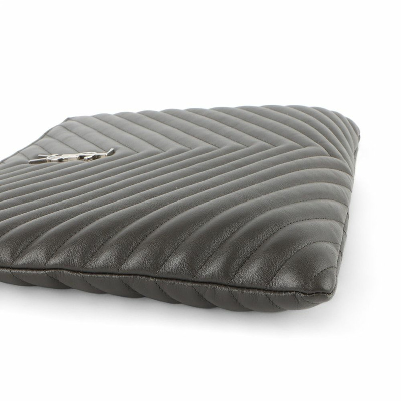 【包稅】SAINT LAURENT Monogram Matelassé 文件袋手拿包(大號)-4