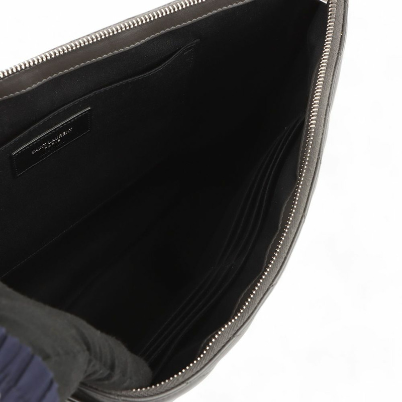 【包稅】SAINT LAURENT Monogram Matelassé 文件袋手拿包(大號)-6