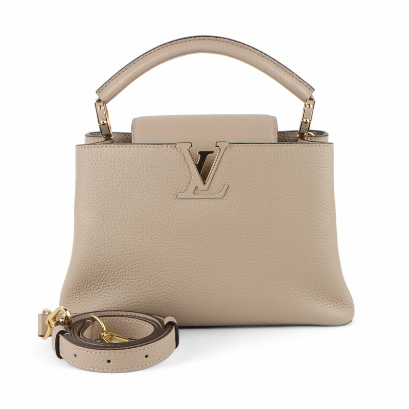 【包稅】LOUIS VUITTON M94634 Taurillon Capucines BB 迷你斜背包-0
