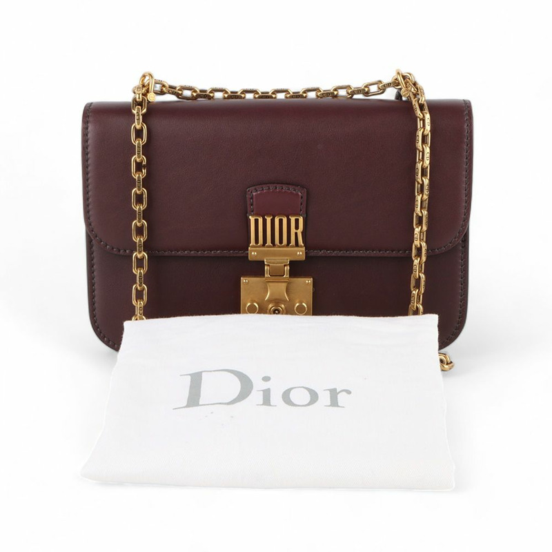 【包稅】DIOR Addict 小牛皮鏈翻蓋單肩包-7