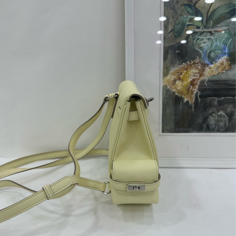 Hermes 愛馬仕 kelly jump i8米爾頓黃銀扣 swift皮 W刻 99 新 近閒置-2