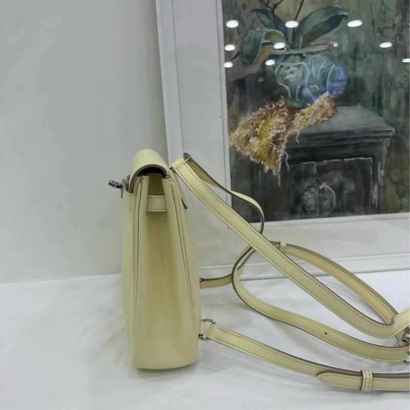 Hermes 愛馬仕 kelly jump i8米爾頓黃銀扣 swift皮 W刻 99 新 近閒置-4