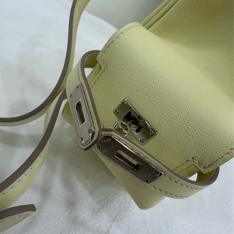 Hermes 愛馬仕 kelly jump i8米爾頓黃銀扣 swift皮 W刻 99 新 近閒置-8