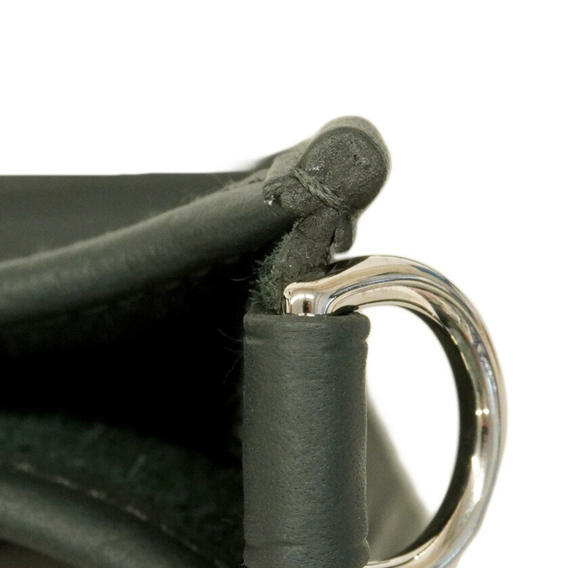 愛馬仕 Hermès Evelyn TPM Taurillon Clemence Vert Mangrove 女士單背包，搭配 K 字印記-5