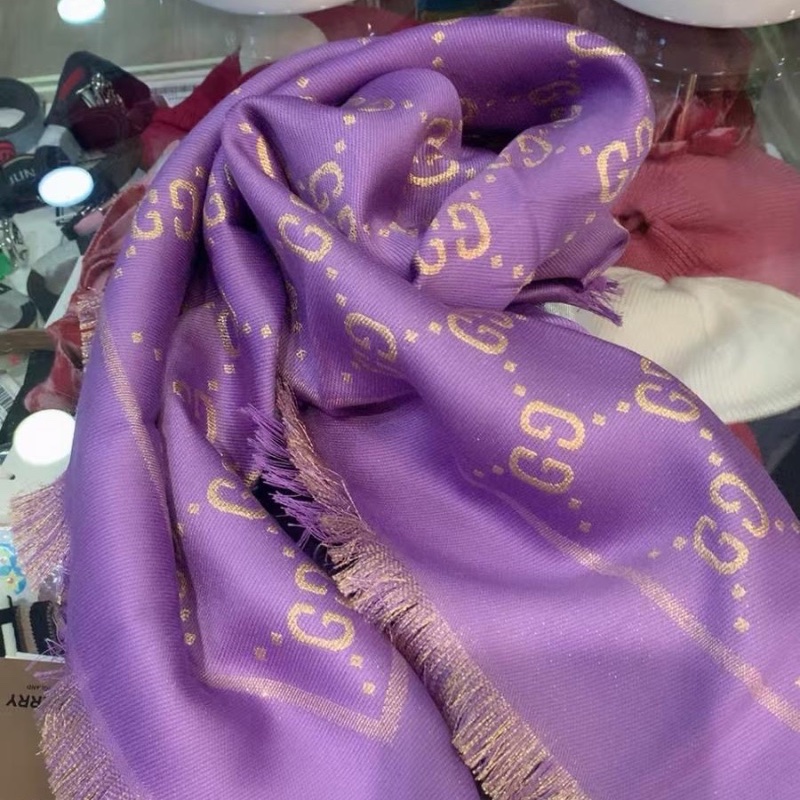 Gucci purple scarf ( Double face 雙面 )-0
