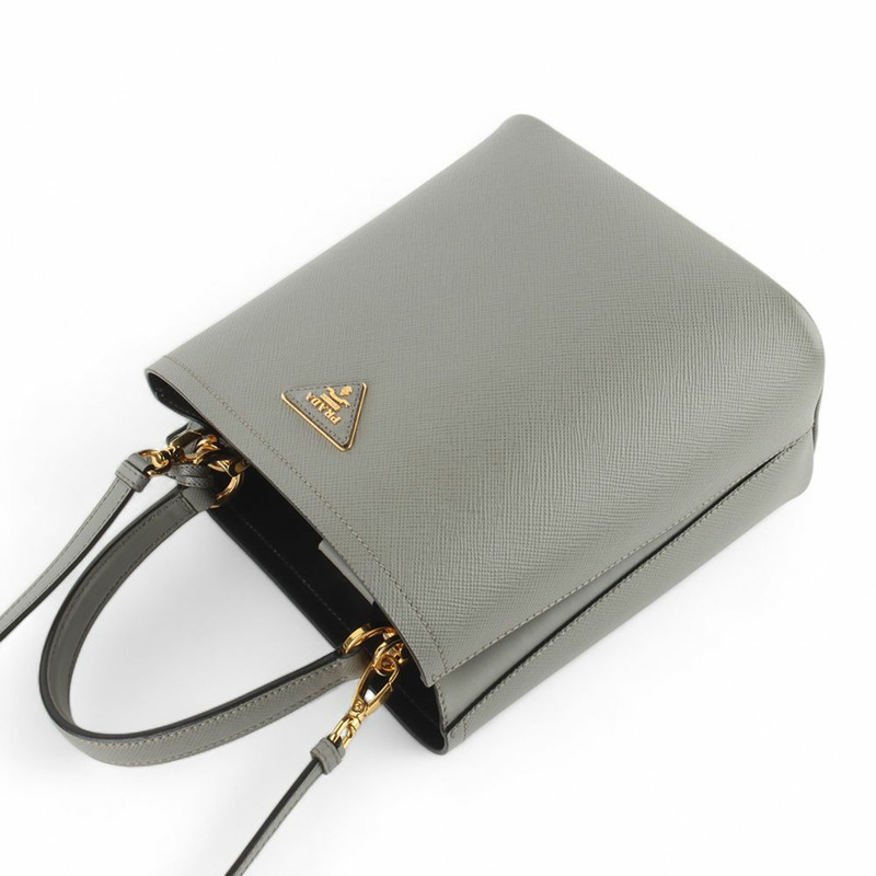 【包稅】PRADA Saffiano Panier 水桶包（中）（百貨公司保證）-3