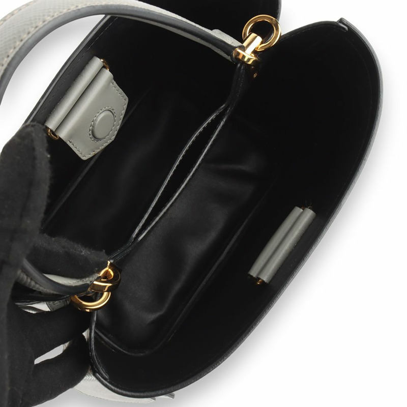 【包稅】PRADA Saffiano Panier 水桶包（中）（百貨公司保證）-6