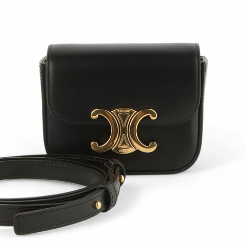 CELINE Triomphe迷你手拿斜背包/