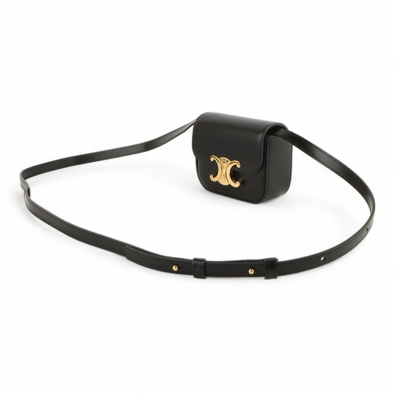 【包稅】CELINE Triomphe迷你手拿斜背包/-1