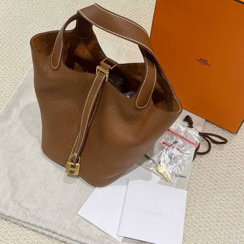 Hermes-37棕Picotin Lock 18-1