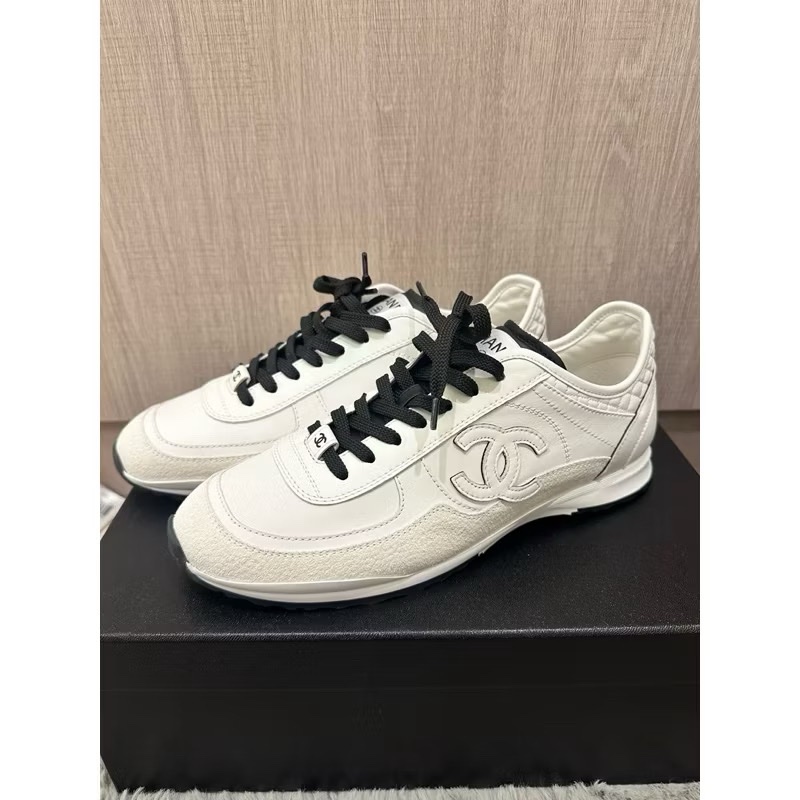CHANEL 25P黑白熊貓德訓鞋39.5-0