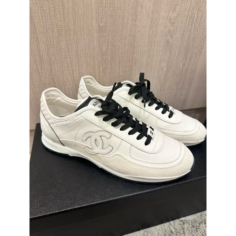 CHANEL 25P黑白熊貓德訓鞋39.5-1