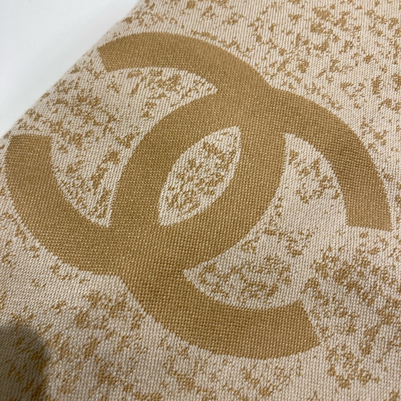 TW4634 CHANEL 香奈兒簡單CC字雙色圍巾160 X 140CM BIG ONE CC LOGO SCARF WOOL-13