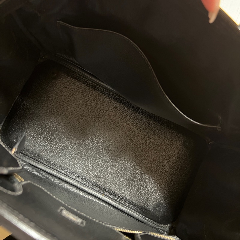 愛馬仕birkin30黑金-3