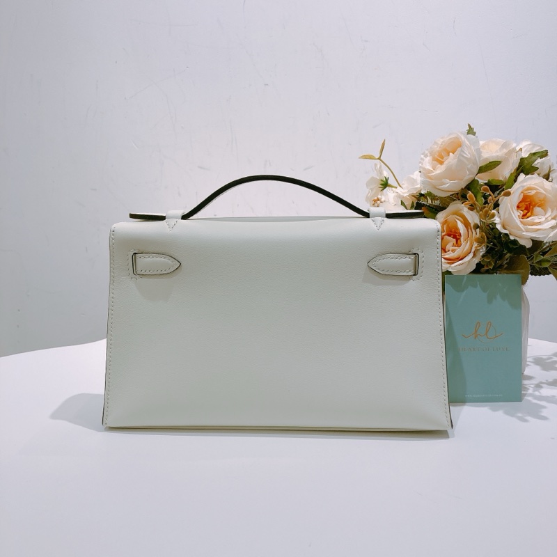 TW4635 HERMES 愛馬仕迷你凱莉一代翻蓋式手拿包包POCHETTE KELLY MINI VEAU SWIFT-1