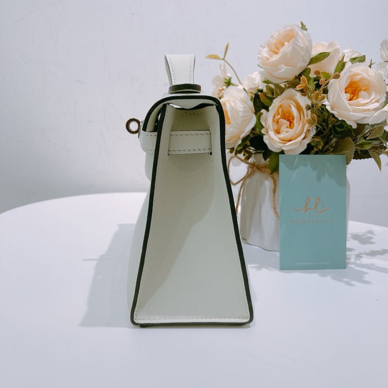 TW4635 HERMES 愛馬仕迷你凱莉一代翻蓋式手拿包包POCHETTE KELLY MINI VEAU SWIFT-2