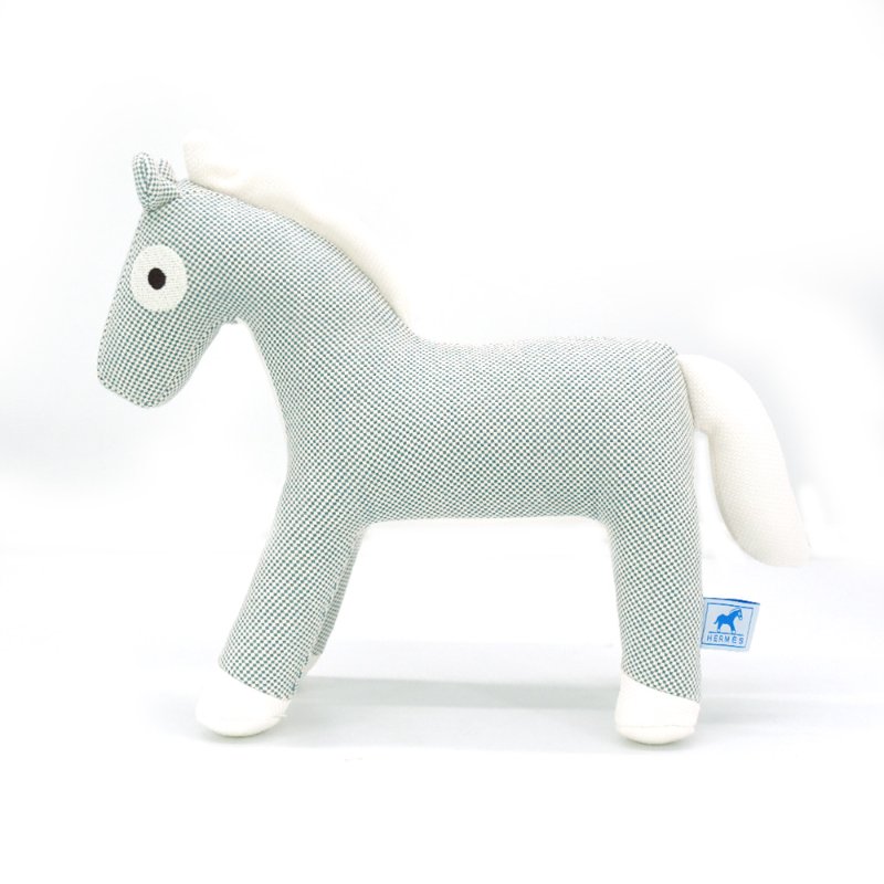 Hermes 展示品 Epopee 小馬玩偶(納蒂埃藍)-1
