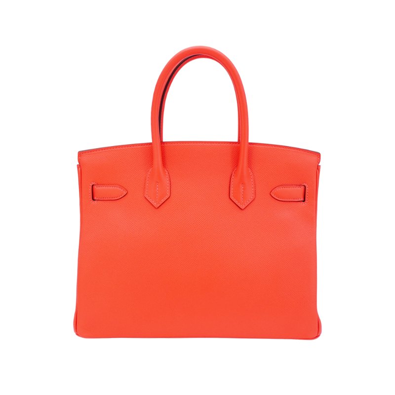 Hermes 展示品 Birkin 30 Epsom牛皮金扣手提包(T5玫瑰粉)-2