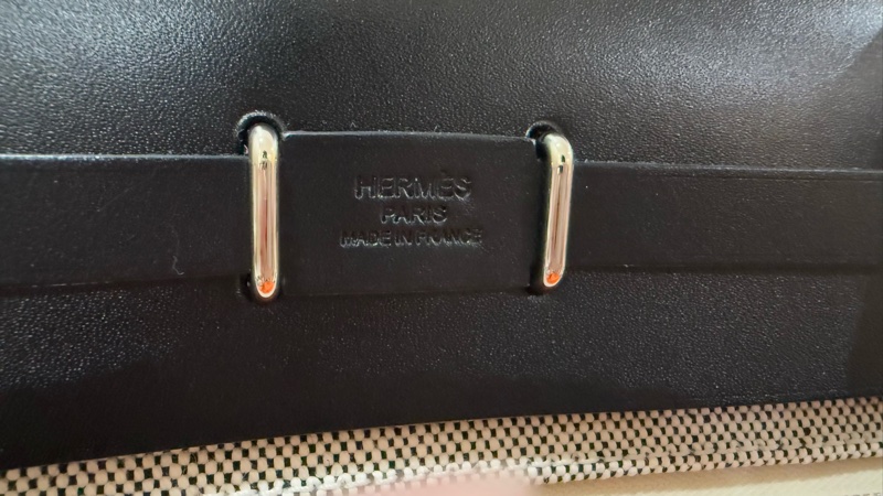 愛馬仕 Hermès mini herbag 20 熊貓黑銀 斜背包-12