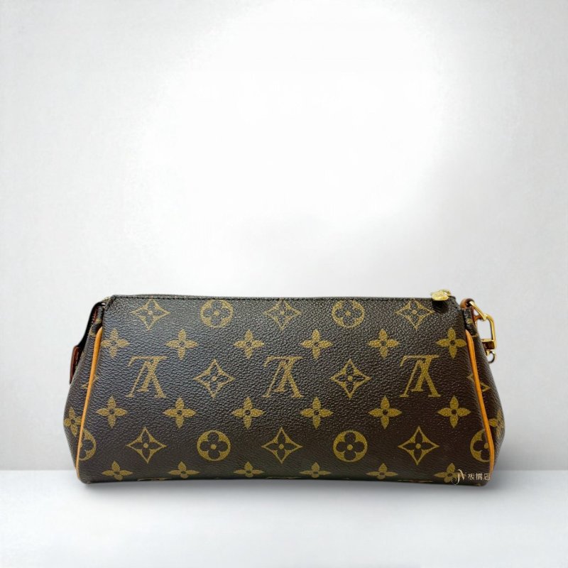 LV EVA 原花小金牌一字拉鍊金鍊包 M95567-3