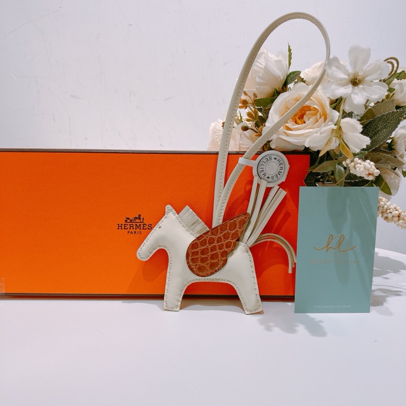 TW4637 HERMES 愛馬仕小號飛馬吊飾RODEO PEGASE PM CHARM SWFIT X ALLIGATOR-0