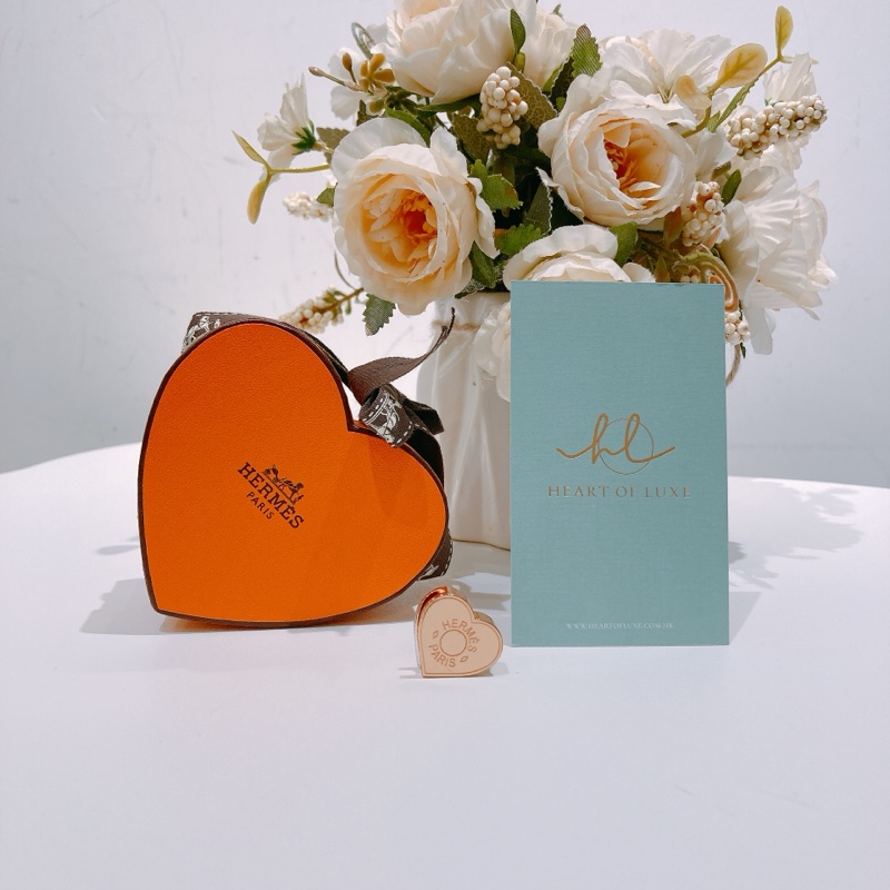 TW4639 HERMES 愛馬仕迷你心形絲巾扣MINI COEUR TWILLY RING-0