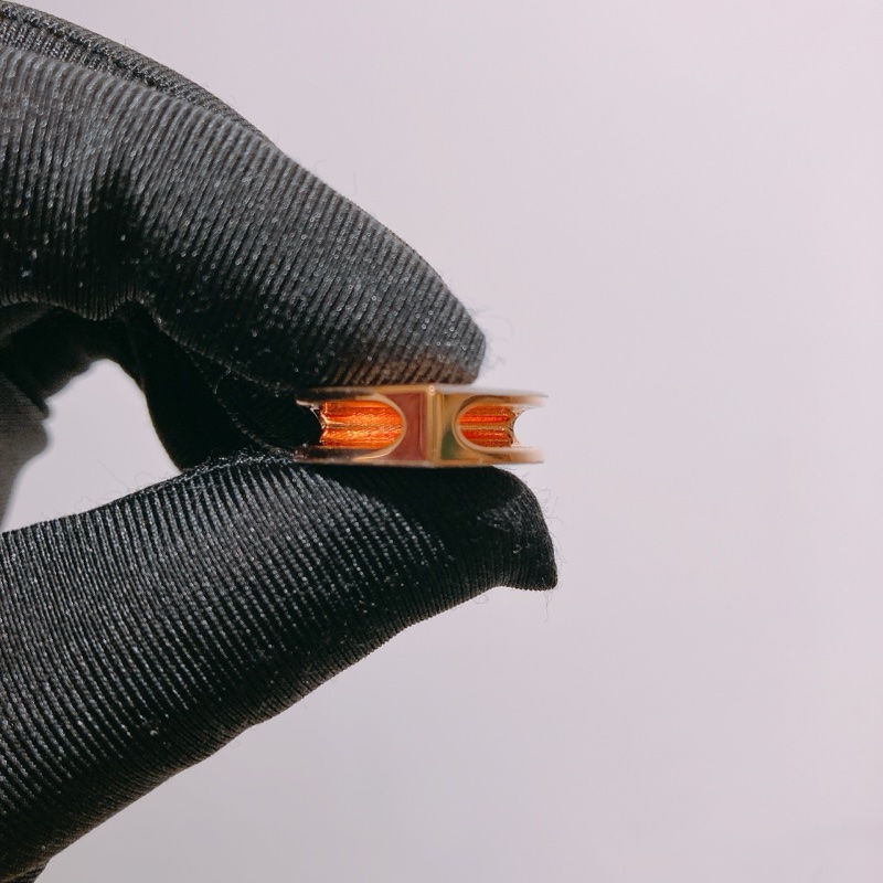 TW4639 HERMES 愛馬仕迷你心形絲巾扣MINI COEUR TWILLY RING-3