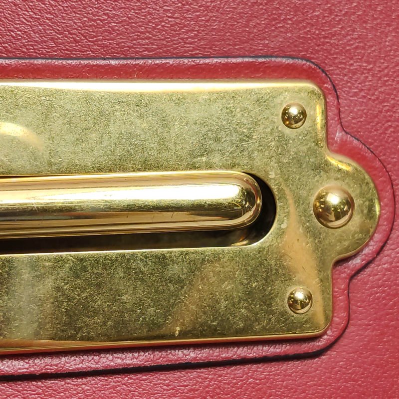 Prada Cahier牛皮撞色字母logo插扣斜挎包單肩包-11