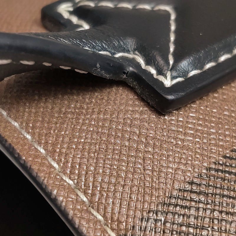 Burberry牛皮拼色格紋單肩包-14