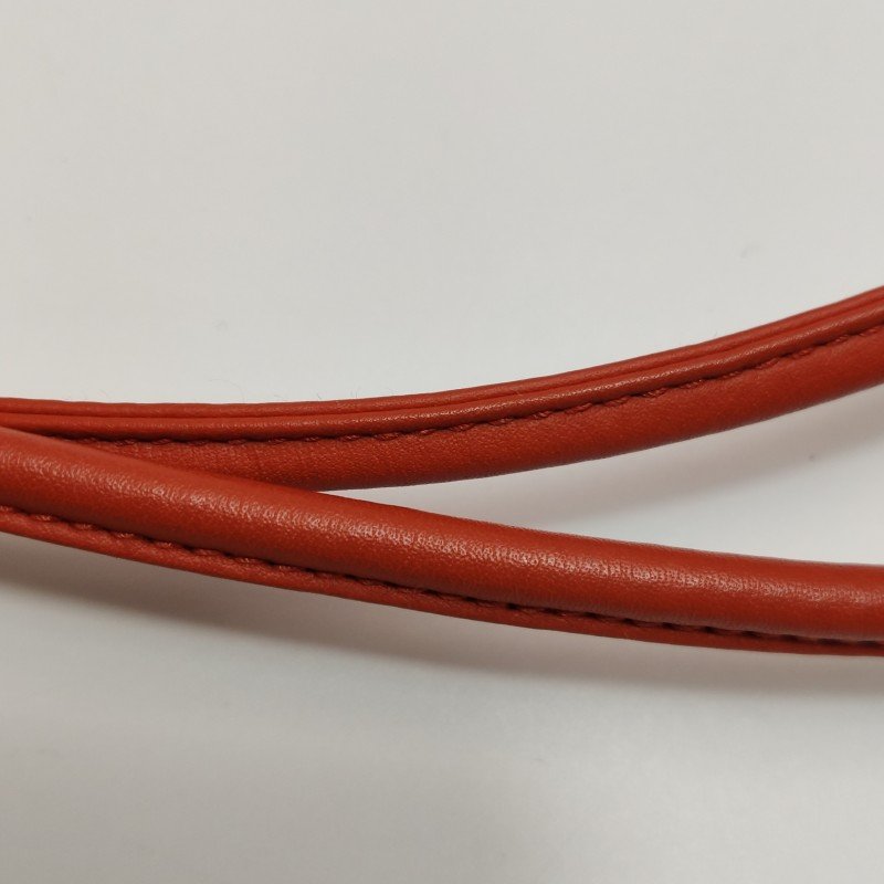 Hermes Aline迷你結飾馬夫包單肩包Milo羊皮銀扣9J火焰橙Z刻-10