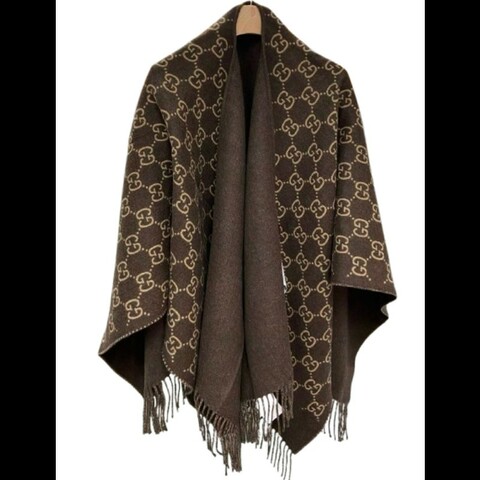Gucci 古馳 2025款 GG圖案斗蓬披肩 女裝配飾 秋冬服裝 均碼