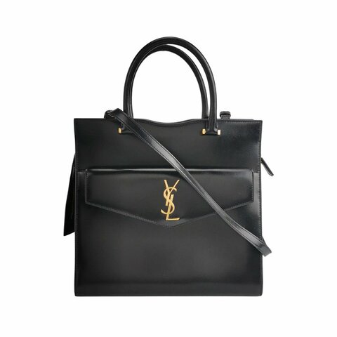 Saint Laurent Uptown牛皮純色YSL磁扣單肩包單肩包