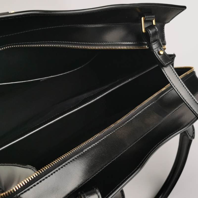 Saint Laurent Uptown牛皮純色YSL磁扣單肩包單肩包-6