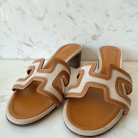 Hermes✨Oasis H拖鞋波跟鞋 35.5