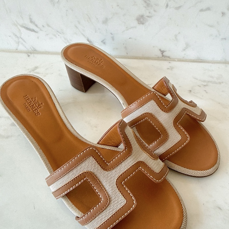 Hermes✨Oasis H拖鞋波跟鞋 35.5-4