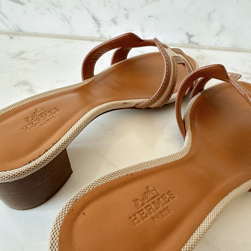 Hermes✨Oasis H拖鞋波跟鞋 35.5-5