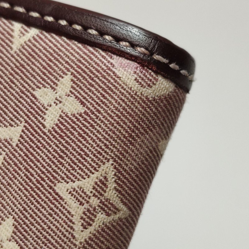 Louis Vuitton(LV)Sarah莎拉牛皮帆布老花金屬扣錢包-10